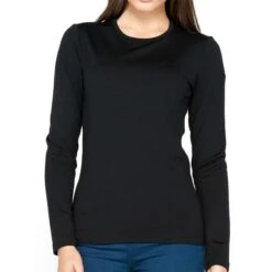 Icebreaker Women's 200 Oasis Long-Sleeve Crew Base Layer -Patagonia Shop 100514001 2