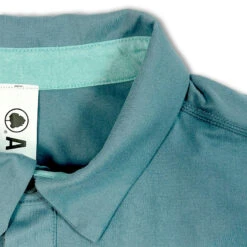 AO Apparel Men's Performance Tech Polo -Patagonia Shop AOA041 alabama outdoors performance tech polo heather blue ashes collar 3 WEB