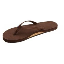 Rainbow Single Layer Narrow Strap Women's Sandals -Patagonia Shop S99305 EXPRESSO