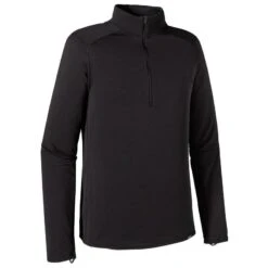 Patagonia Men's Capilene ThermalWeight Baselayer Zip-Neck Top -Patagonia Shop WBF15 43657 BLK