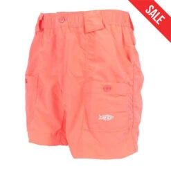 AFTCO Men's Original Long Fishing Shorts - 8" Inseam -Patagonia Shop aftco mens original fishing shorts coral sale