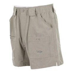 AFTCO Men's Stretch Original Fishing Shorts - 6" Inseam 13 AFTCO Men's Stretch Original Fishing Shorts - 6" Inseam -Patagonia Shop aftco mens original stretch fishing shorts khaki heather detail 2