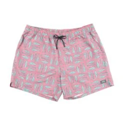 AFTCO Men's Strike Print Swim Shorts - 5.5" Inseam -Patagonia Shop aftco mens strike print swim shorts rose dawn grid