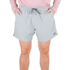 AFTCO Men's Strike Swim Shorts - 5.5" Inseam -Patagonia Shop aftco mens strike swim shorts harbor grey 2