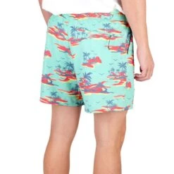 AFTCO Men's Strike Print Swim Shorts - 5.5" Inseam -Patagonia Shop aftco mens strike swim shorts ocean wave 3