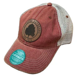 Alabama Outdoors Milbrook Leather Patch Trucker Hat