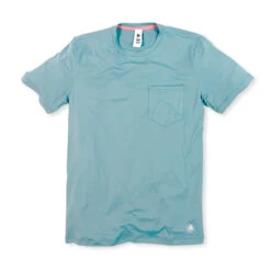 AO Apparel Men's Performance Tech Pocket Short Sleeve T-Shirt -Patagonia Shop alabama outdoors apparel mens performance tech pocket short sleeve t shirt blue ashes