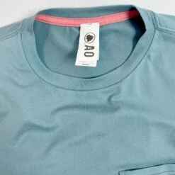 AO Apparel Men's Performance Tech Pocket Short Sleeve T-Shirt -Patagonia Shop alabama outdoors apparel mens performance tech pocket short sleeve t shirt blue ashes collar 2