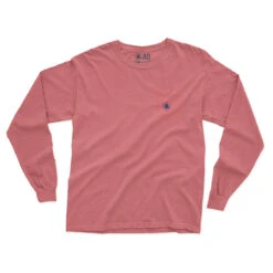 Alabama Outdoors Pima Cotton Embroidery Coin Long-Sleeve Pocket T-Shirt