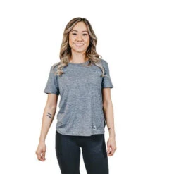 AO Apparel Women's Tech Short-Sleeve Shirt -Patagonia Shop alabama outdoors apparel womens tech short sleeve shirt heather grey