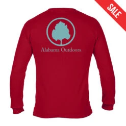 Alabama Outdoors Comfort Colors Long-Sleeve Pocket T-Shirt -Patagonia Shop alabama outdoors comfort colors long sleeve t shirt chilli pepper blue