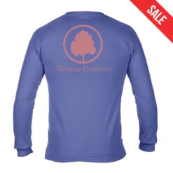 Alabama Outdoors Comfort Colors Long-Sleeve Pocket T-Shirt -Patagonia Shop alabama outdoors comfort colors long sleeve t shirt flo blue watermelon