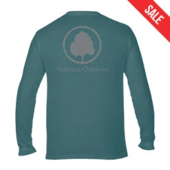 Alabama Outdoors Comfort Colors Long-Sleeve Pocket T-Shirt -Patagonia Shop alabama outdoors comfort colors long sleeve t shirt sea grey