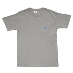 Alabama Outdoors Embroidered Coin Short Sleeve Comfort Colors Pocket T-Shirt 8 Alabama Outdoors Embroidered Coin Short Sleeve Comfort Colors Pocket T-Shirt -Patagonia Shop alabama outdoors embroidered coin logo pocket t shirt grey light blue grid