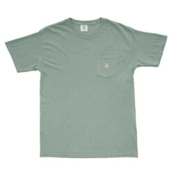 Alabama Outdoors Embroidered Coin Short Sleeve Comfort Colors Pocket T-Shirt 9 Alabama Outdoors Embroidered Coin Short Sleeve Comfort Colors Pocket T-Shirt -Patagonia Shop alabama outdoors embroidered coin logo pocket t shirt light green green grid