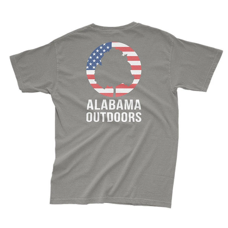 Alabama Outdoors Flag Comfort Colors Short-Sleeve T-Shirt 5 Alabama Outdoors Flag Comfort Colors Short-Sleeve T-Shirt - Image 5