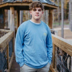 Alabama Outdoors 2021 Holiday Promo Comfort Colors Long-Sleeve T-Shirt -Patagonia Shop alabama outdoors holiday promo long shirt detail 2