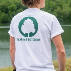 Alabama Outdoors Pima Cotton Initial Coin Short-Sleeve Pocket T-Shirt