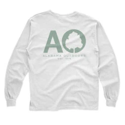 Alabama Outdoors Pima Cotton Legacy Long-Sleeve Pocket T-Shirt 15 Alabama Outdoors Pima Cotton Legacy Long-Sleeve Pocket T-Shirt -Patagonia Shop alabama outdoors pima cotton original logowhite grid