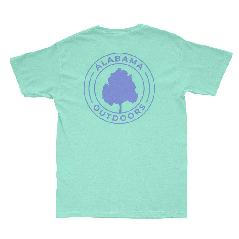 Alabama Outdoors Pima Cotton Record Logo Short-Sleeve Pocket T-Shirt 2 Alabama Outdoors Pima Cotton Record Logo Short-Sleeve Pocket T-Shirt - Image 2