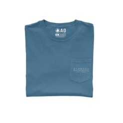 Alabama Outdoors Pima Cotton Legacy Short-Sleeve Pocket T-Shirt -Patagonia Shop alabama outdoors pima cotton short sleeve legacy mens tee shirt sky blue front