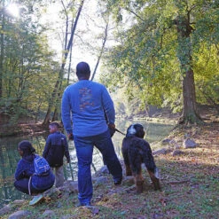 Alabama Outdoors State Badge Long-Sleeve Comfort Colors T-Shirt -Patagonia Shop alabama outdoors state badge blue jean 1