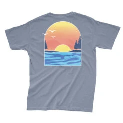 Alabama Outdoors Sunset Comfort Colors Short-Sleeve T-Shirt -Patagonia Shop alabama outdoors sunset comfort colors t shirt blue jean grid