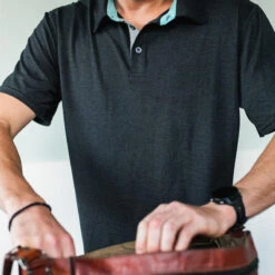 AO Apparel Men's Performance Tech Polo -Patagonia Shop ao apparel tech polo lifestyle 1