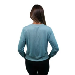 AO Apparel Women's Crewneck Sweatshirt -Patagonia Shop aoa womens crewneck sweatshirt blue 1