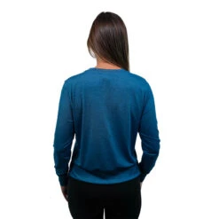 AO Apparel Women's Crewneck Sweatshirt -Patagonia Shop aoa womens crewneck sweatshirt blue 3