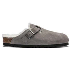 Birkenstock Boston Shearling Clogs -Patagonia Shop birkenstock unisex boston shearling sandals stone 1