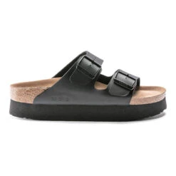 Birkenstock Arizona Vegan Platform Women's Sandals -Patagonia Shop birkenstock womens arizona platform vegan black 4