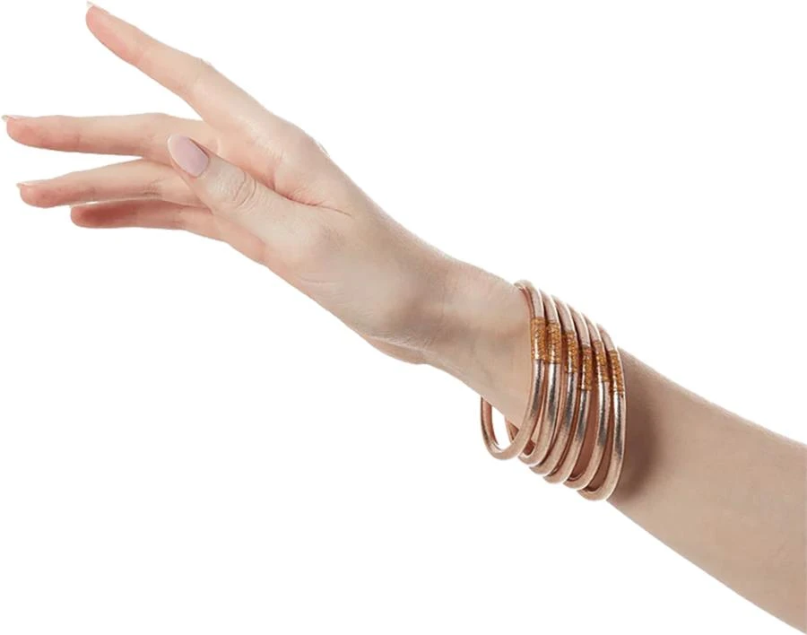 Budhagirl All Weather Bangles Serenity Prayer 6 Count 2 Budhagirl All Weather Bangles Serenity Prayer 6 Count - Image 2