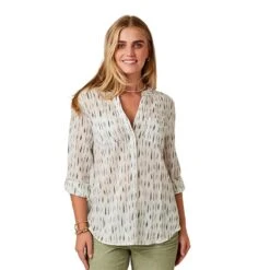Carve Designs Women's Dylan Gauze Shirt -Patagonia Shop carve designs womens dylan gauze shirt cloud kat