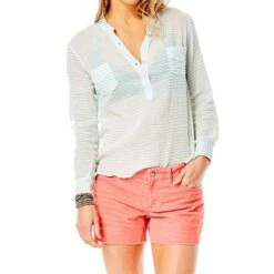 Carve Designs Women's Dylan Gauze Shirt -Patagonia Shop carve designs womens dylan gauze shirt mint aruba