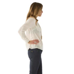 Carve Designs Women's Dylan Gauze Shirt -Patagonia Shop carve designs womens dylan gauze shirt white side