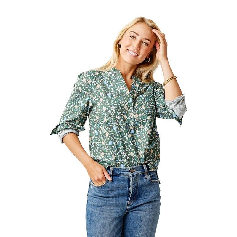 Carve Designs Women's Dylan Twill Shirt 3 Carve Designs Women's Dylan Twill Shirt - Image 3