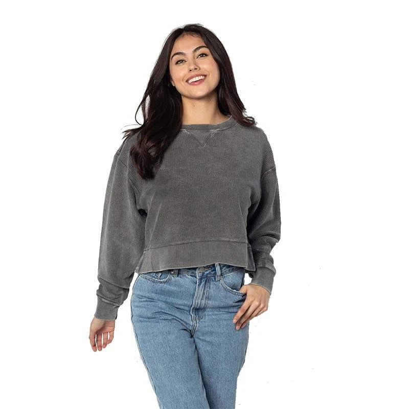 Chicka-D Women's Corded Boxy Pullover 3 Chicka-D Women's Corded Boxy Pullover - Image 3