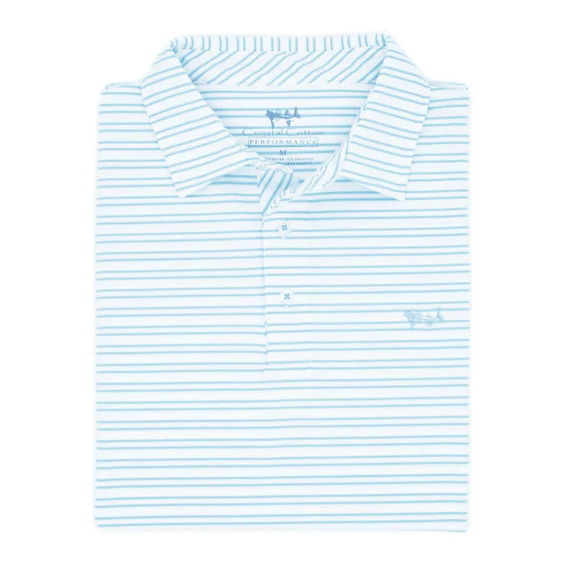 Coastal Cotton Men's Performance Stripe Polo 7 Coastal Cotton Men's Performance Stripe Polo - Image 7