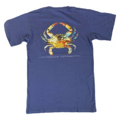 Coastal Cotton Men's Island Pima Cotton Short-Sleeve Tees -Patagonia Shop coastal cotton adult cotton tshirt marlin crab grid