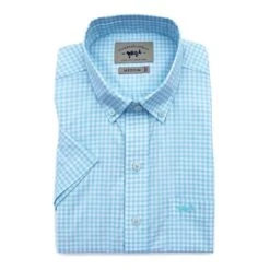Coastal Cotton Classic Short-Sleeve Sport Shirt -Patagonia Shop coastal cotton classic short sleeve sport shirt mint gingham