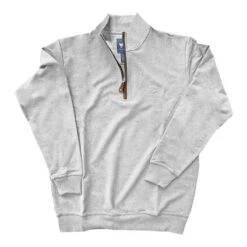 Coastal Cotton Men's French Terry 1/4 Zip Pullover -Patagonia Shop coastal cotton mens french terry 14 zip pullover grey