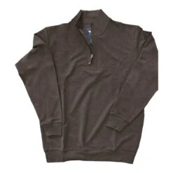 Coastal Cotton Men's French Terry 1/4 Zip Pullover -Patagonia Shop coastal cotton mens french terry 14 zip pullover mocha