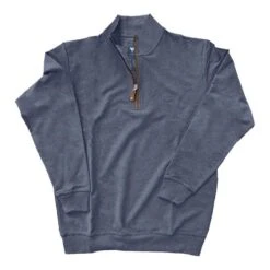 Coastal Cotton Men's French Terry 1/4 Zip Pullover -Patagonia Shop coastal cotton mens french terry 14 zip pullover stone blue