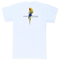Coastal Cotton Men's Island Cotton Short-Sleeve Tee -Patagonia Shop coastal cotton mens island cotton short sleeve tee white parrot