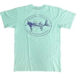 Coastal Cotton Men's Island Pima Cotton Short Sleeve T-Shirt -Patagonia Shop coastal cotton mens island pima cotton short sleeve t shirt 2023 aruba oval