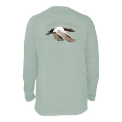 Coastal Cotton Men's Long-Sleeve Printed Pima Cotton Pocket T-Shirt -Patagonia Shop coastal cotton mens long sleeve printed pima cotton pocket tee canvas jade