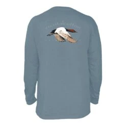 Coastal Cotton Men's Long-Sleeve Printed Pima Cotton Pocket T-Shirt -Patagonia Shop coastal cotton mens long sleeve printed pima cotton pocket tee canvas teal