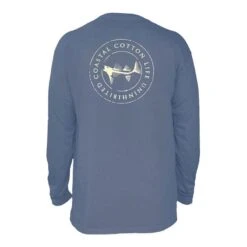 Coastal Cotton Men's Long-Sleeve Printed Pima Cotton Pocket T-Shirt -Patagonia Shop coastal cotton mens long sleeve printed pima cotton pocket tee circle stone blue