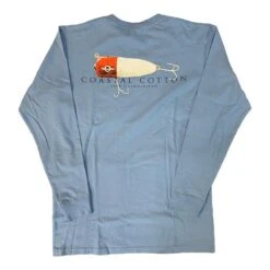 Coastal Cotton Men's Long-Sleeve Printed Pima Cotton Pocket T-Shirt -Patagonia Shop coastal cotton mens long sleeve printed pima cotton pocket tee treblehook ocean